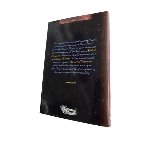 Thread Of Suspicion Hardcover Book By Jane Peart 1998 First Edition Christian Fa - Picture 5 of 5